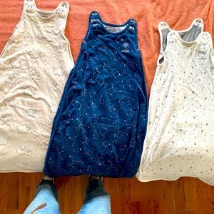 Woolino merino wool sleep sacks x3